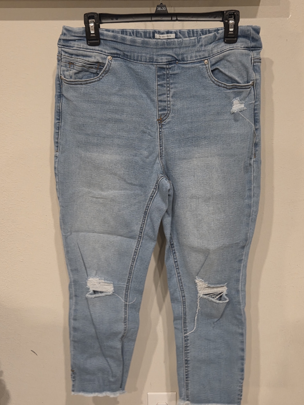 Westbound Light Blue Distressed Skinny Jeans - Women's